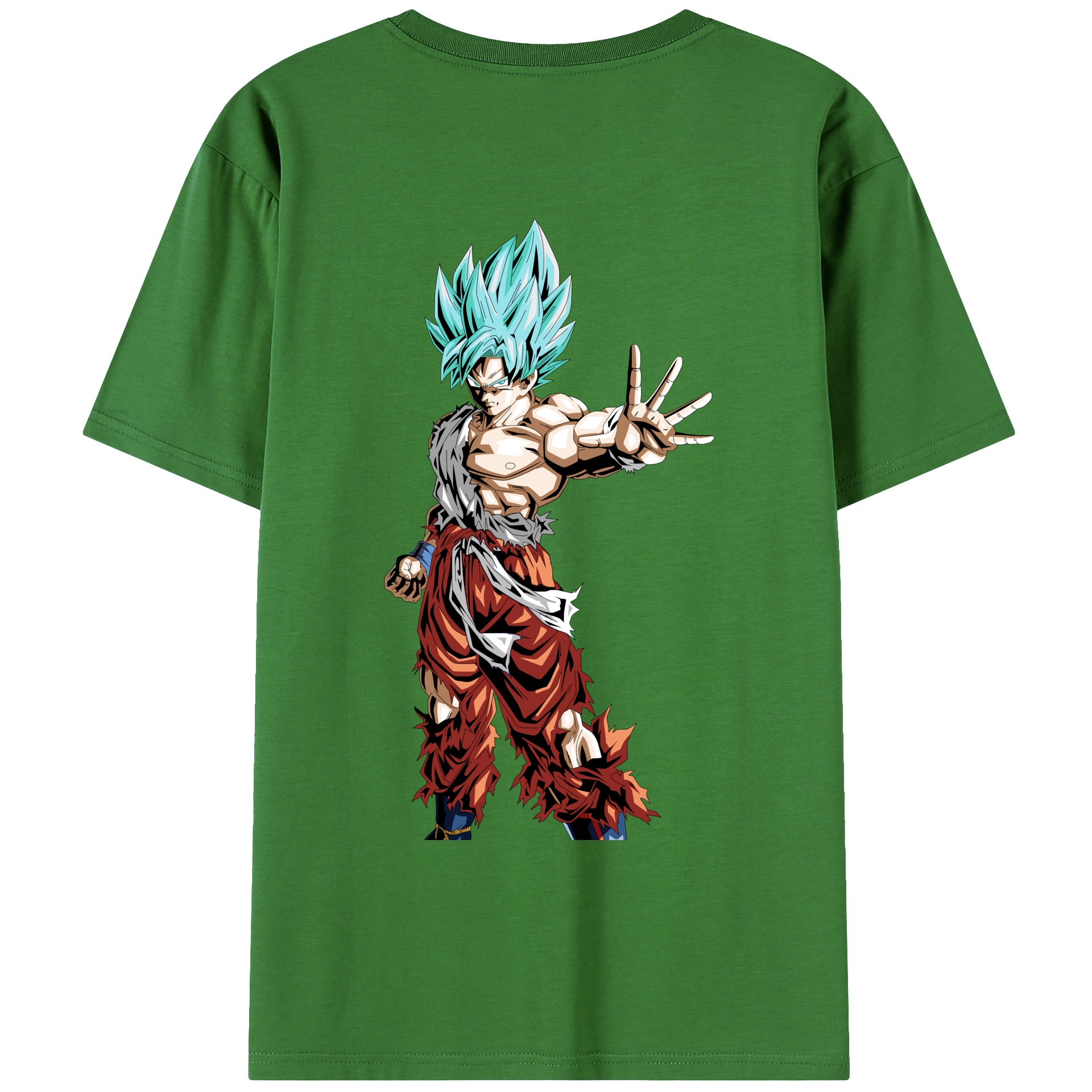 （画像用） ドラゴンボール 孫悟空（そん ごくう）Son Goku カカロット DRAGON BALL Kakarotto レディース半袖Tシャツ(バックプリント)